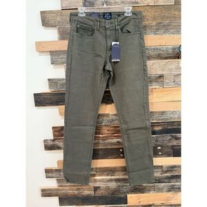 Ben Sherman NWT Straight Fit Stretch 5 Pocket Jean Olive Men 31 x 34